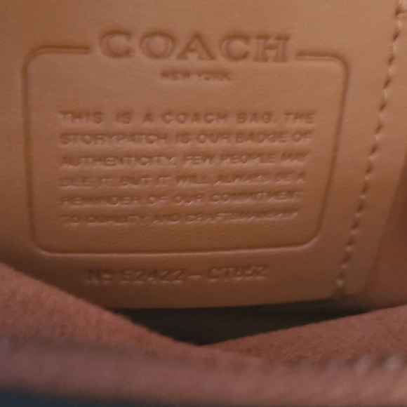 Coach Black Leather Women's Bag And Wallet w/dust cover 11x7 - Picture 4 of 8